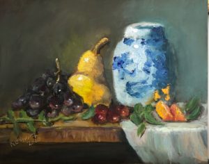 Pears, Grapes & Ginger Jar – 20D04