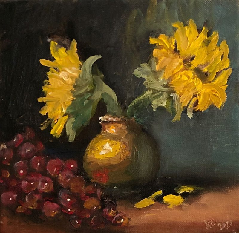 2021H01 Sunflowers and Grapes