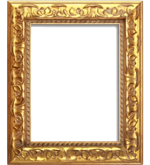 ornate gold frame