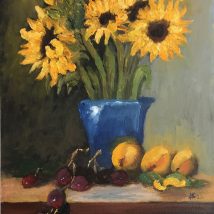 Sunflowers and Apricots SOLD